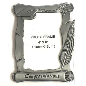 Congratulations Graduation Silver Picture Frame